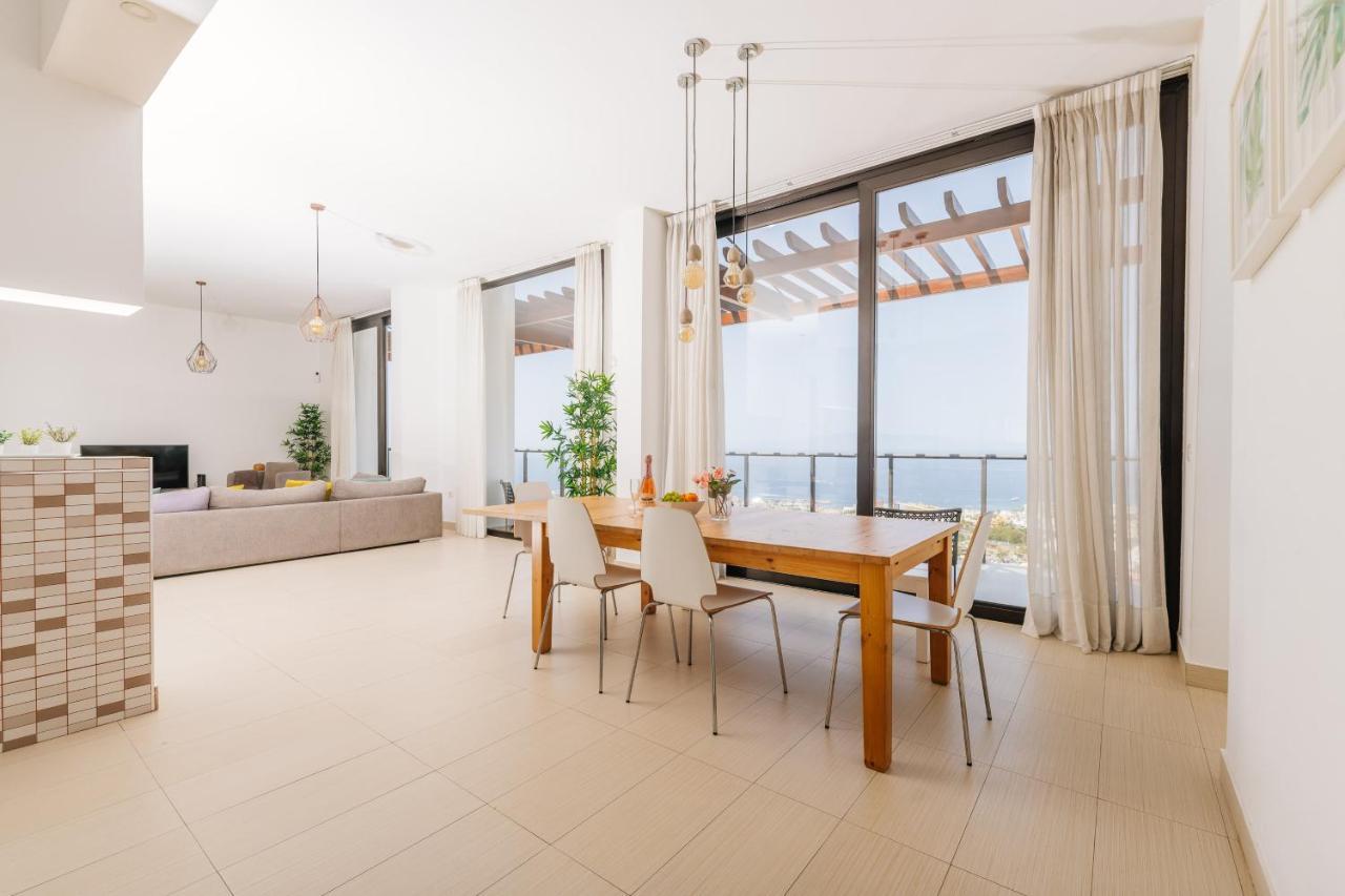 Sunset White Villa - Ocean View, Jakuzzi, Heated Pool, Air-Conditioning, Grill ปลายาเดลาสอเมริกาส ภายนอก รูปภาพ