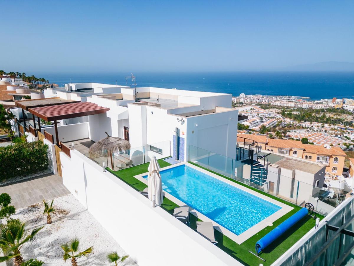 Sunset White Villa - Ocean View, Jakuzzi, Heated Pool, Air-Conditioning, Grill ปลายาเดลาสอเมริกาส ภายนอก รูปภาพ